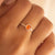 sterling silver carnelian ring