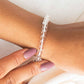 stunning 6mm clear quartz bracelet for chic style