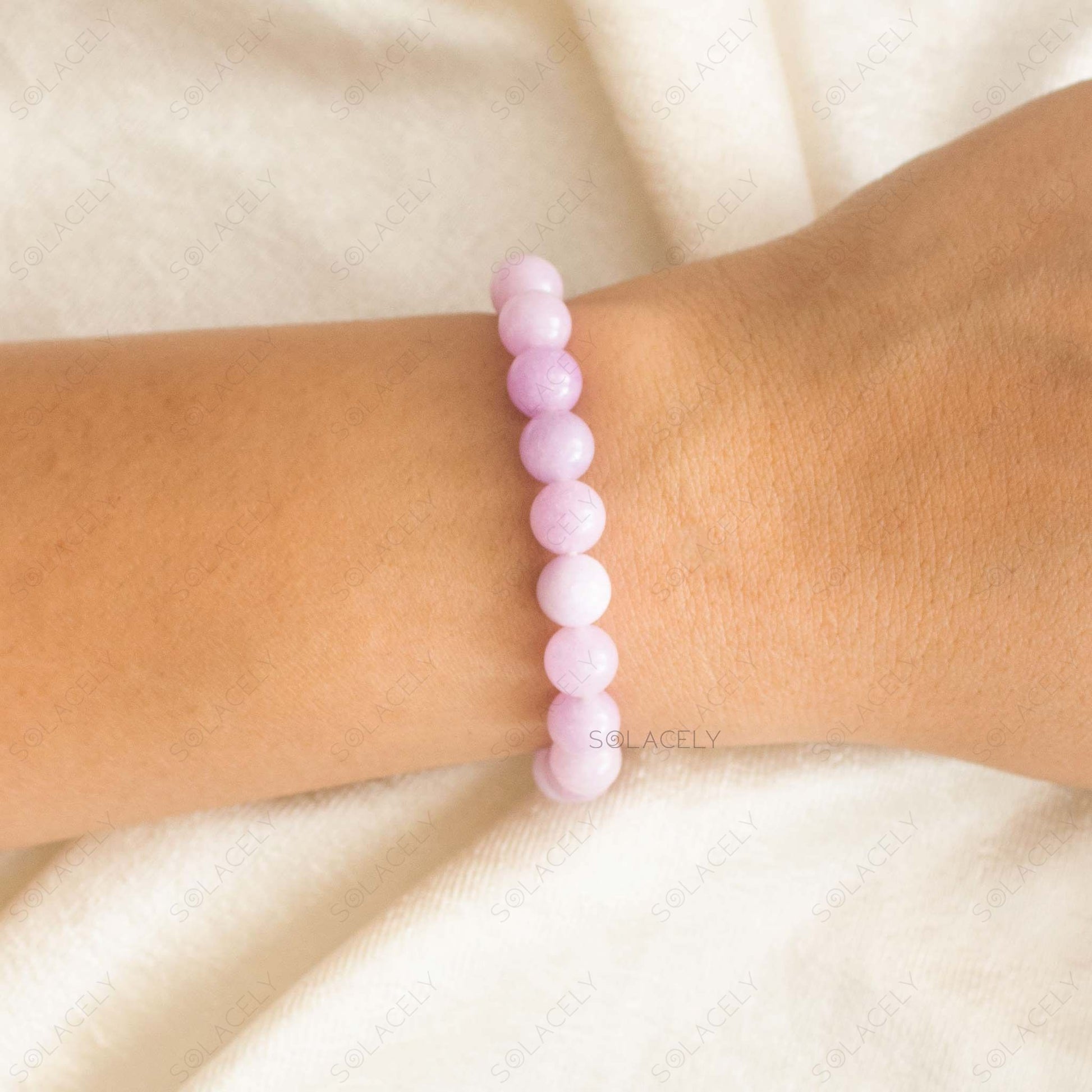 stylish kunzite gem bracelet