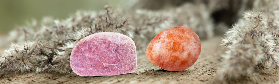 Sunstone and Rhodonite Blend
