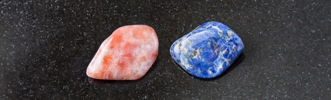 sunstone and sodalite combination