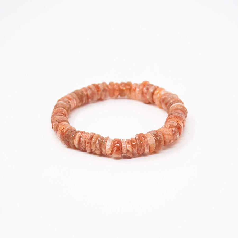 natural tyre bead sunstone bracelet