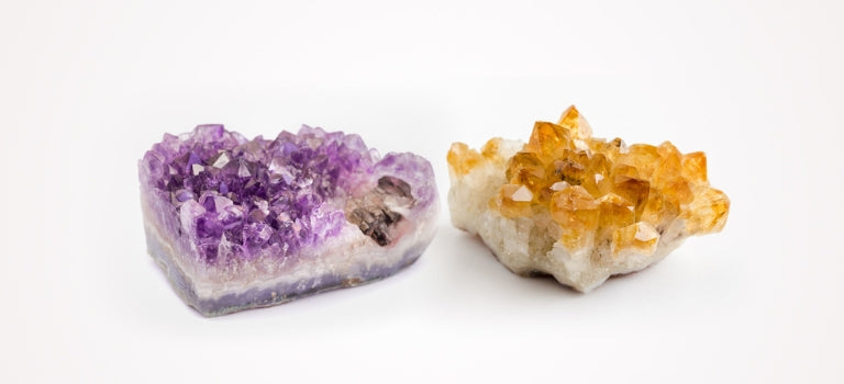 Amethyst and citrine combination