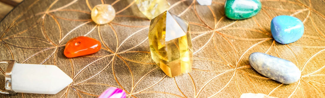Citrine crystal pairing and combination