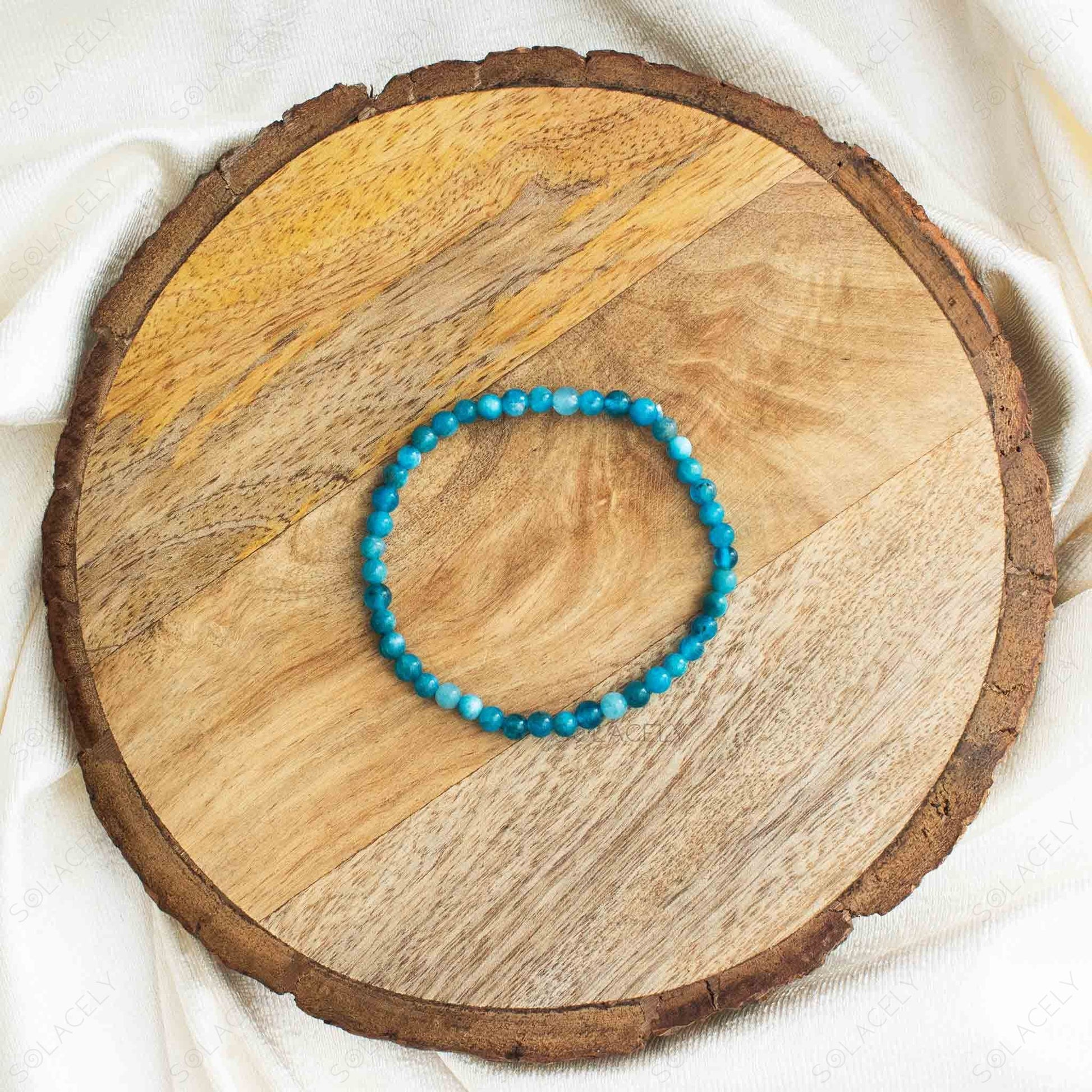 timeless blue apatite bracelet for classic elegance