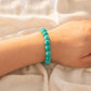 Turquoise crystal Bracelet 8mm Beads