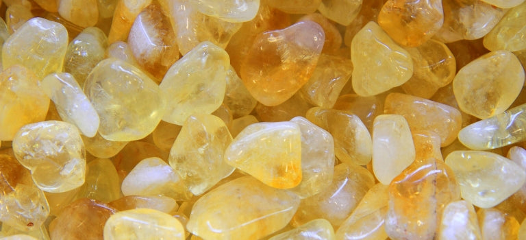 yellow citrine gemstone