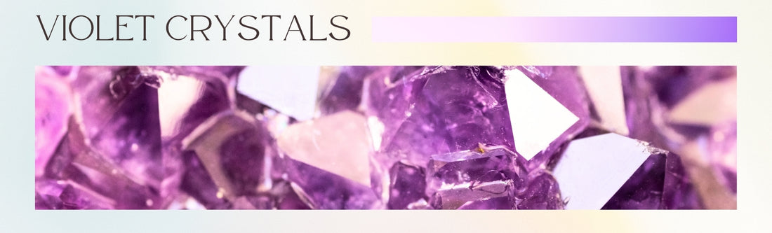 violet crystals energy banner image