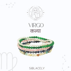 Virgo Crystals Stackable Bracelet Set