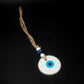 white evil eye hanging wall decor from protecting negative energy 