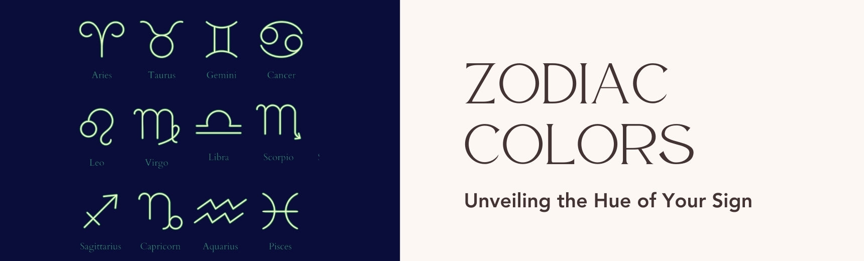 Zodiac Signs Colors The Best Color For Every Zodiac Sign | Apartment ...