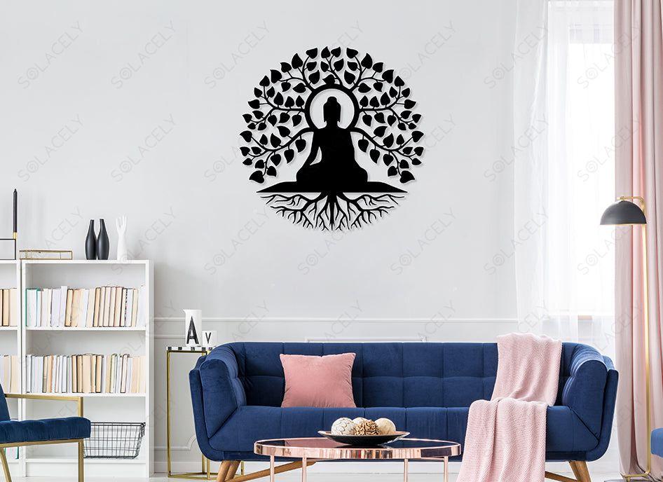 buy buddha tree wall art