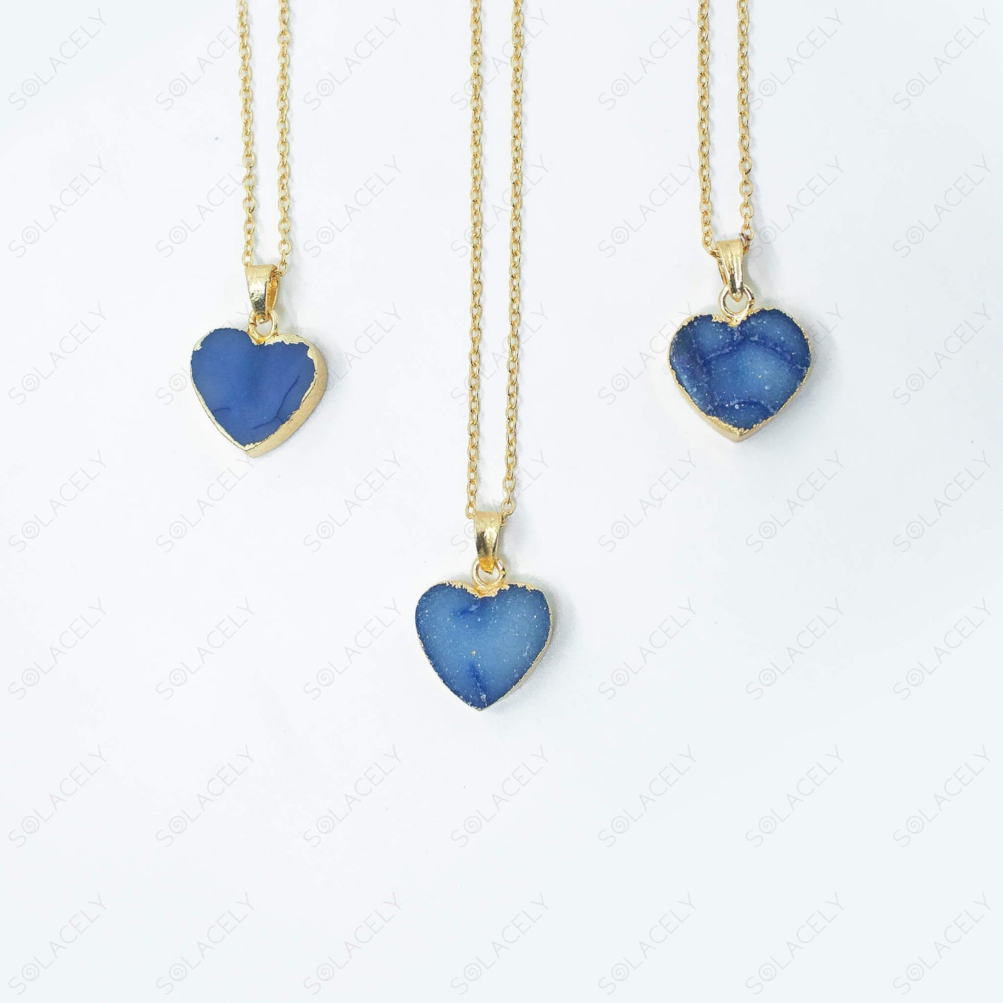 blue heart pendant