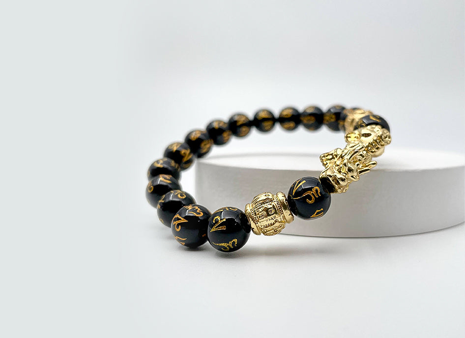 Black Obsidian Pixiu Wealth Bracelet for Feng Shui, Reiki & Chakra Crystals  Healing For Men & Women at Rs 299 | South Extension- 2 | New Delhi | ID:  25466100030