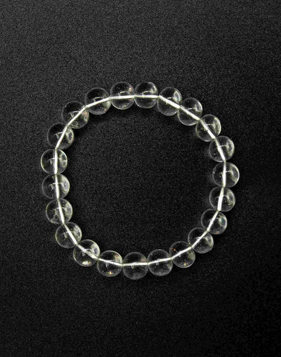 clear quartz crystal bracelet