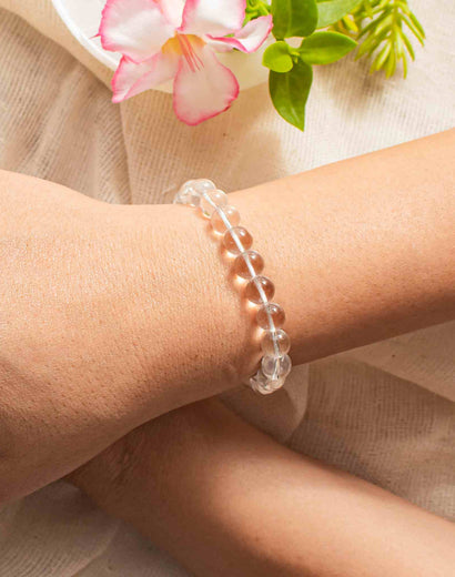 which hand to wear clear quartz bracelet