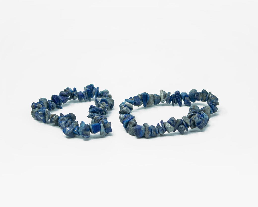 lapis lazuli Chip hand Bracelet 