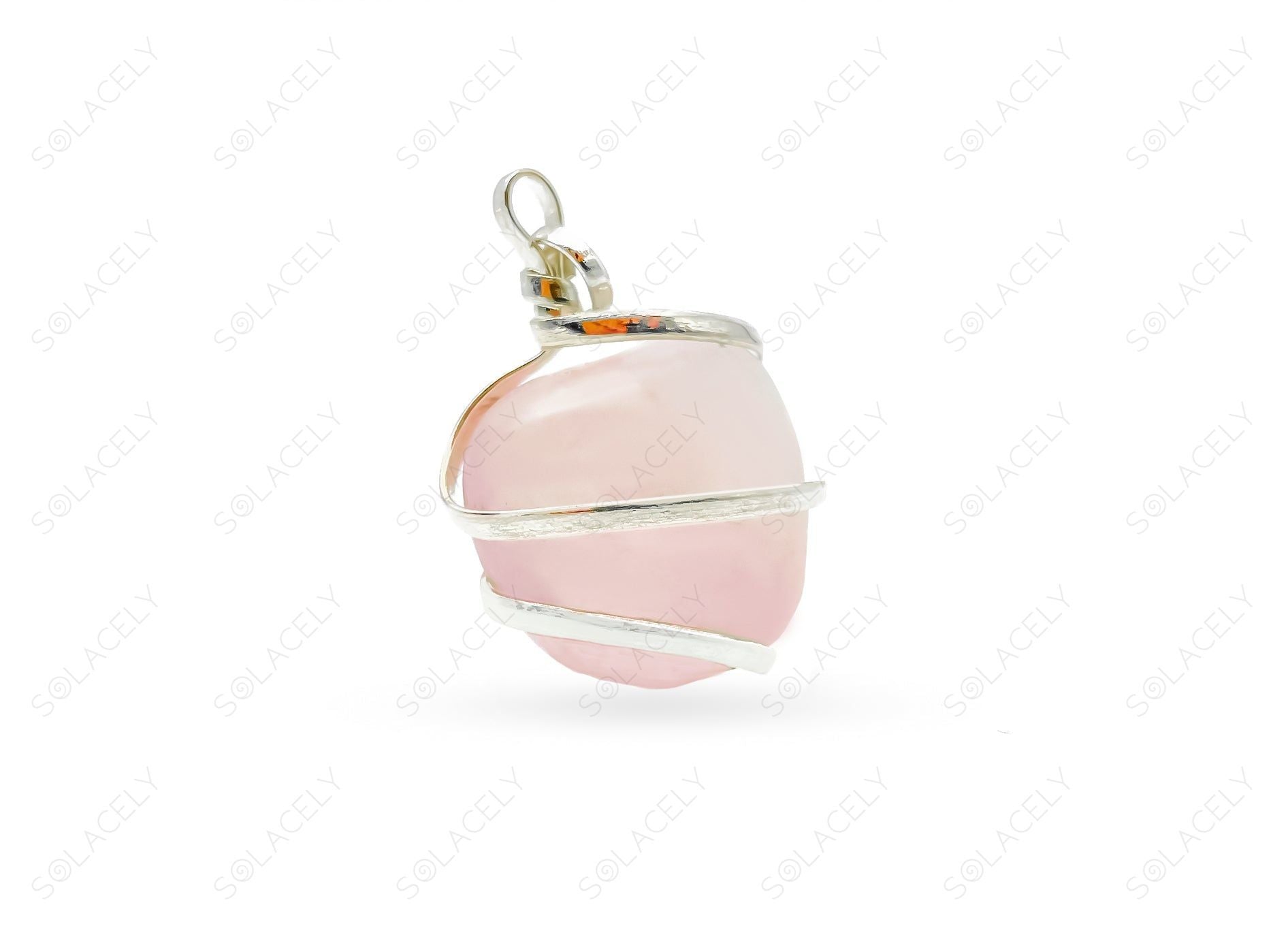 rose quartz pendant