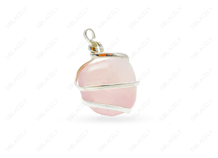 rose quartz pendant