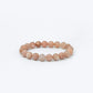 sunstone bead bracelet